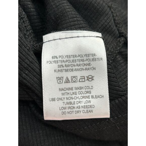 Free People Sleek N’ Easy Tank Top Sleeveless V-Neck Classic Fit Black Small - Picture 4 of 8